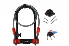 Zefal K-Traz U13 U-Lock with 120cm Cable-Bicycle Locks-Zefal-Chain Driven Cycles