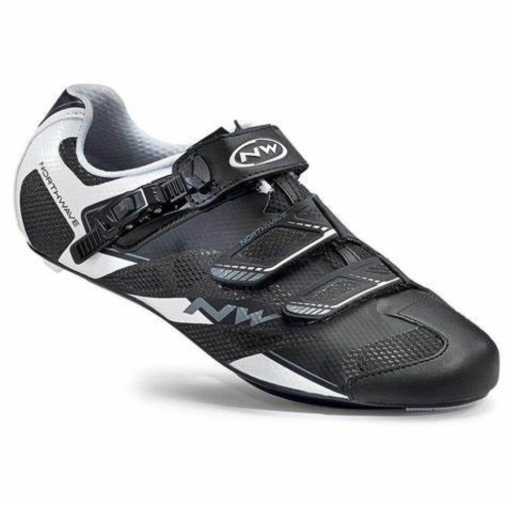 Northwave Sonic SRS black-white 43 Road Bike Shoes