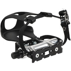 VP-518A Alloy Bicycle Pedals with straps-VP Components-Chain Driven Cycles-Sligo-Ireland