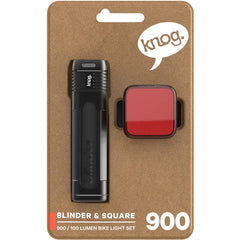 KNOG Blinder Pro 900 + blinder square rear set-KNOG-Chain Driven Cycles-Sligo-Ireland