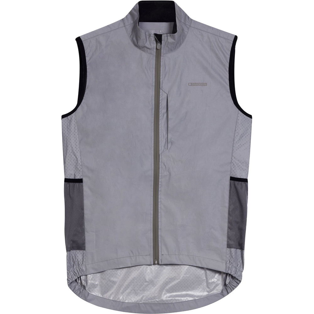 Madison Stellar Shine Reflective Mens Gilet Reflective Silver-Bicycle Jacket-Madison-Chain Driven Cycles-Sligo-Ireland