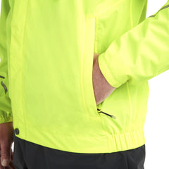 MADISON Protec Men's 2-Layer Waterproof Jacket, Hi-Viz Yellow-Bicycle Jacket-Madison-Chain Driven Cycles-Sligo-Ireland