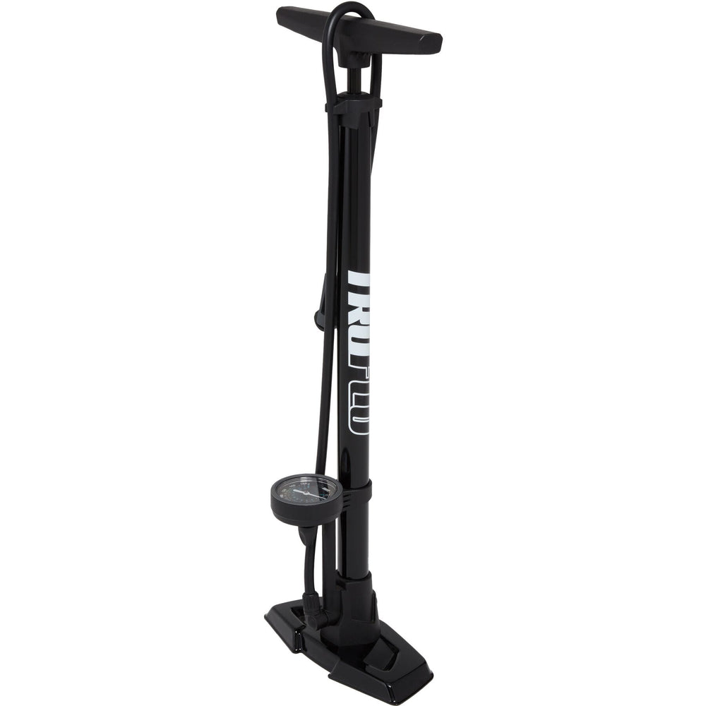 Truflo Easitrax 4 Floor Pump - black-Bicycle Pumps-Truflo-Chain Driven Cycles-Sligo-Ireland
