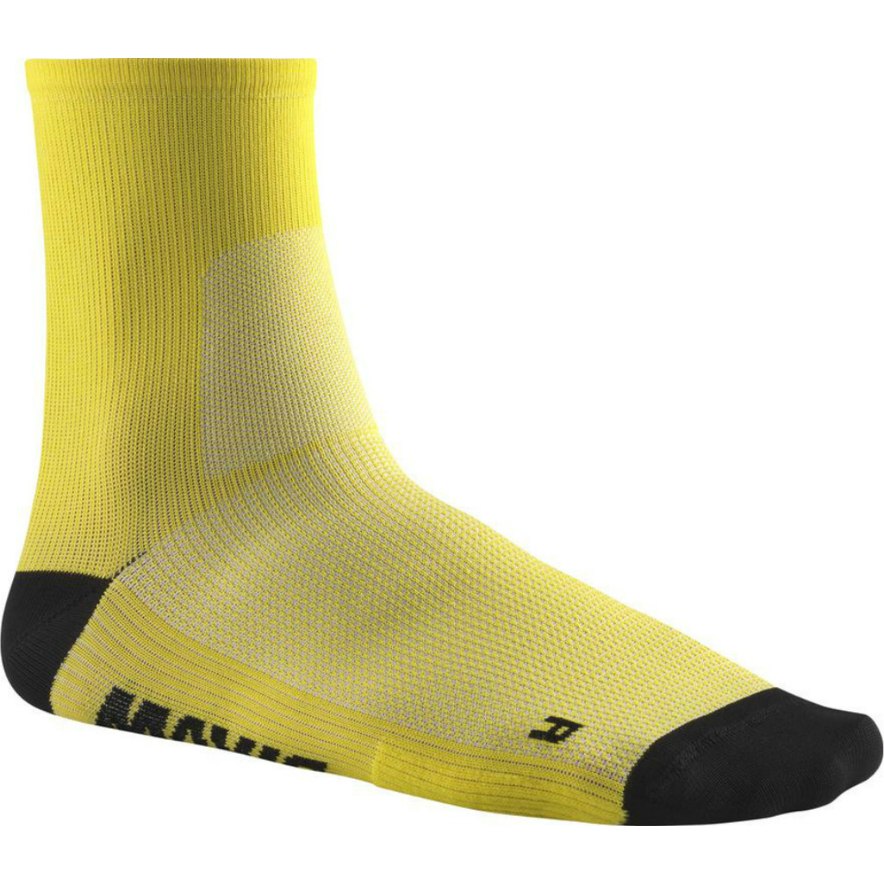 Mavic Essential Mid Socks - Yellow-Mavic-39/42-Chain Driven Cycles-Bike Shop-Ireland