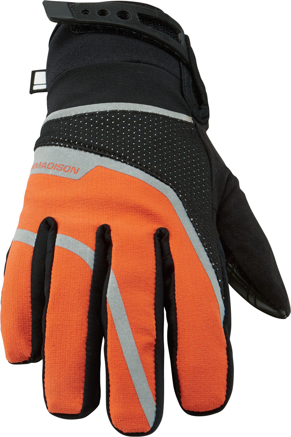 Madison | Avalanche Women's Waterproof Bicycle Gloves | Black/Orange-Bicycle Gloves-Madison-XSmall-Chain Driven Cycles-Bike Shop-Ireland