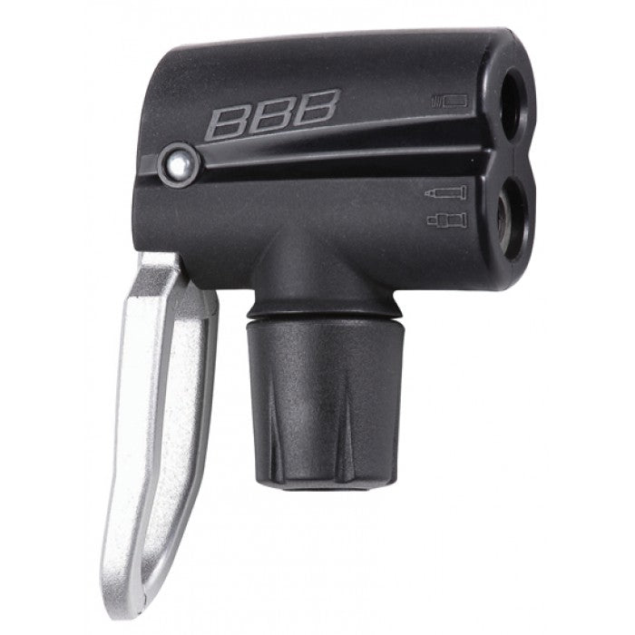 BBB BFP-93 Pumphead Dualhead 2.0-Bicycle Pumps-BBB-Chain Driven Cycles-Bike Shop-Ireland
