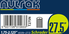 NUTRAK 27.5 x 2.1 inches Bike Tube-Bicycle Tubes-NUTRAK-Schrader-Chain Driven Cycles-Bike Shop-Ireland