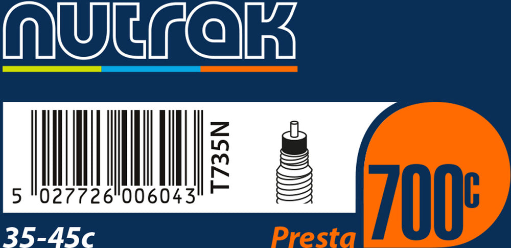 NUTRAK 700 x 35 - 45C Bike Tube-Bicycle Tubes-NUTRAK-Presta-Chain Driven Cycles-Bike Shop-Ireland