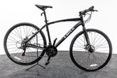 Luas R360 Hybrid Bike 2021-Chain Driven Cycles-M 17"-Matt Black-Chain Driven Cycles-Bike Shop-Ireland