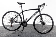 Luas R360 Hybrid Bike 2021-Chain Driven Cycles-M 17"-Matt Black-Chain Driven Cycles-Bike Shop-Ireland