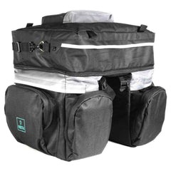 Vincita Triple Pannier Bag B101-Bicycle Bags & Panniers-Vincita-Chain Driven Cycles-Bike Shop-Ireland