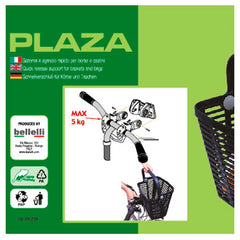 Bellelli Plaza - Front Bicycle Basket-Bicycle Baskets-Bellelli-Chain Driven Cycles-Bike Shop-Ireland