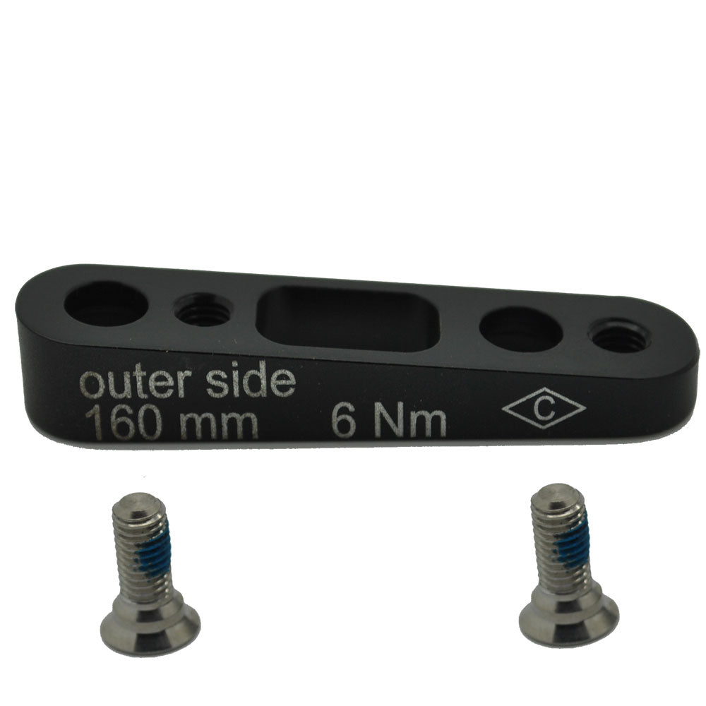 140-160mm Caliper Adapters Inc Screws-Bicycle Brake Parts-Campagnolo-Front Disc Mount Adapter-Chain Driven Cycles-Bike Shop-Ireland