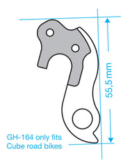 Union GH-164 Derailleur Hanger for Cube (road bike)-Union-Chain Driven Cycles-Bike Shop-Ireland