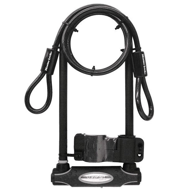 Master Lock Gold Sold Secure D-Lock Plus Cable-Master Lock-Chain Driven Cycles-Bike Shop-Ireland