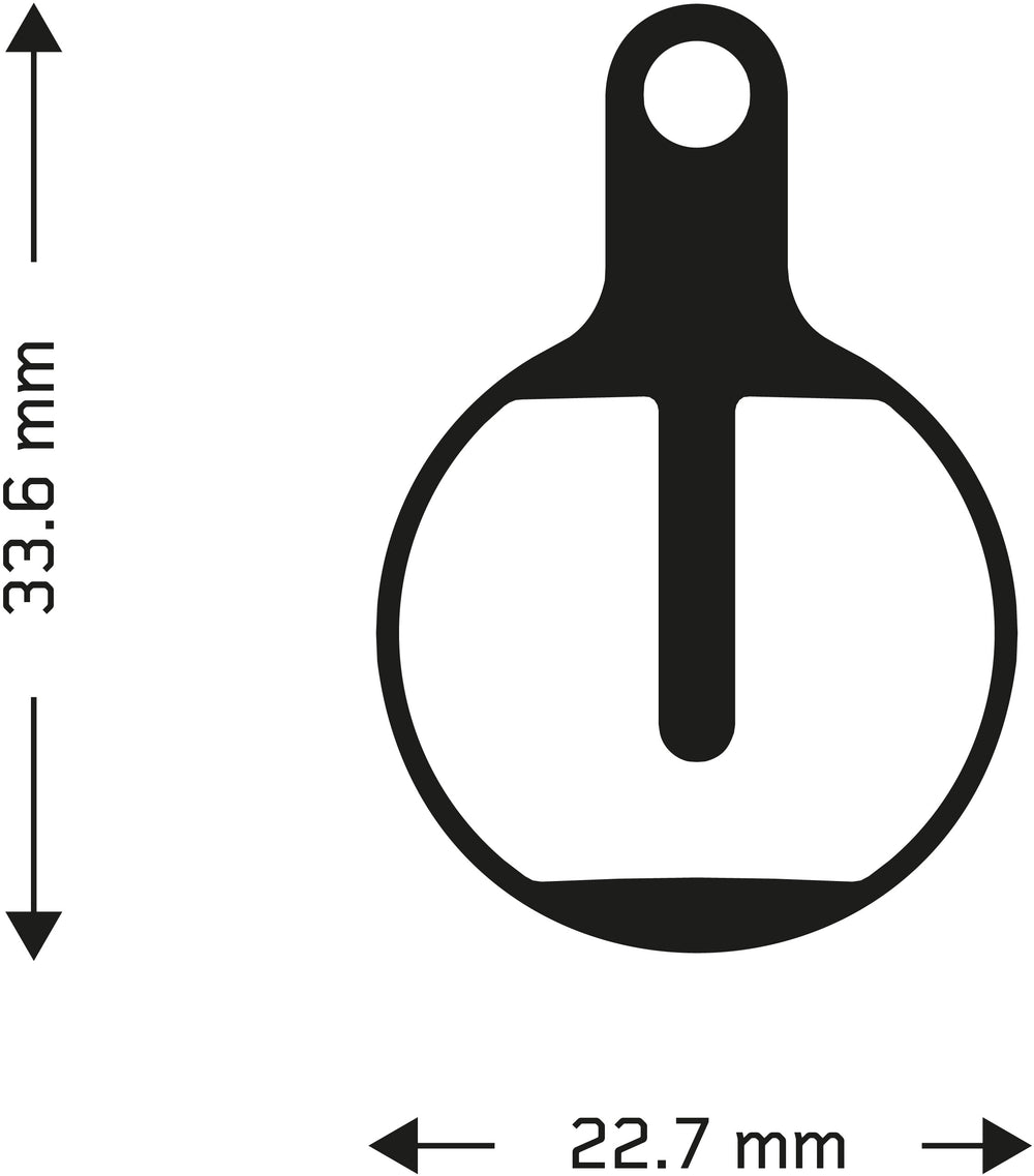 Aztec Organic disc brake pads for Tektro Lyra mechanical callipers-Bicycle Brake Parts-AZTEC-Chain Driven Cycles-Sligo-Ireland