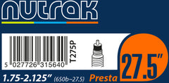 NUTRAK 27.5 x 2.1 inches Bike Tube-Bicycle Tubes-NUTRAK-Schrader-Chain Driven Cycles-Bike Shop-Ireland