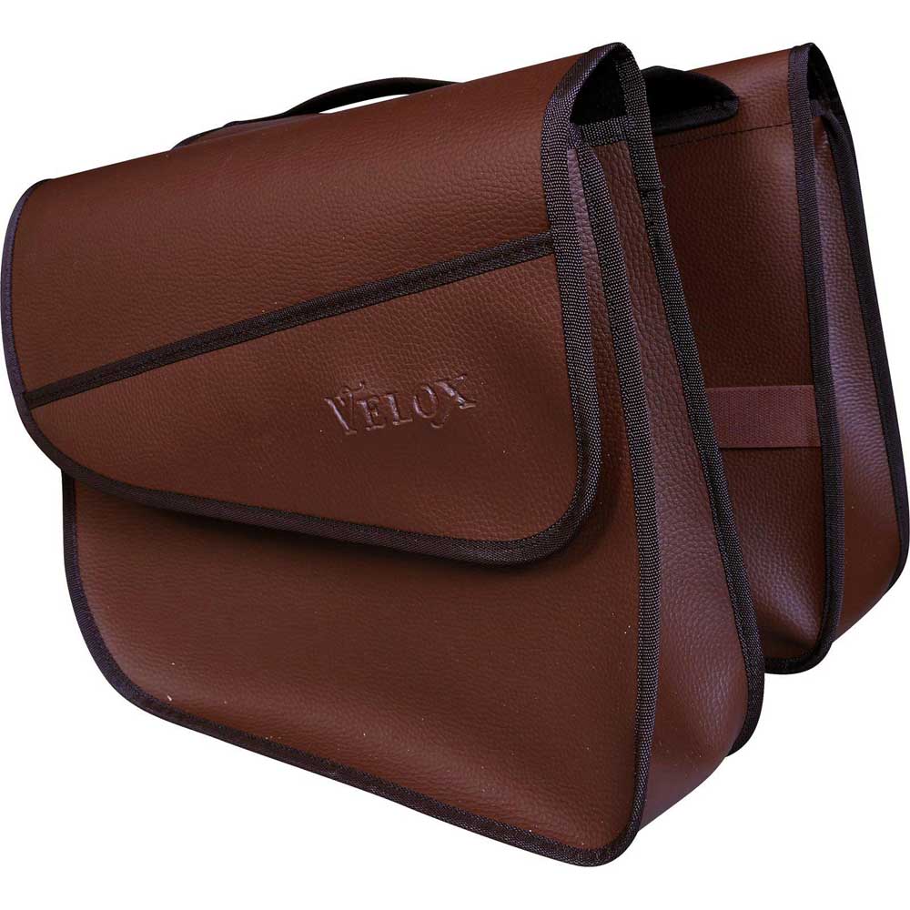 Velox Rear Pannier Bag-Saddle Bags & Panniers-Velox-Brown-Chain Driven Cycles-Bike Shop-Ireland