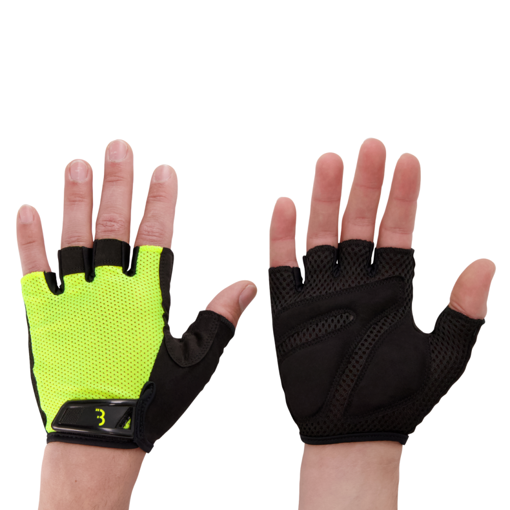 BBW-44 Cooldown Mitts Black/Neon Yellow-BBB-S-Chain Driven Cycles