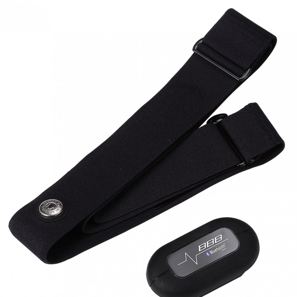 BBB BCP-62 Blue Pulse Heart Rate Strap Black-Bicycle Computer Accessories-BBB-Chain Driven Cycles