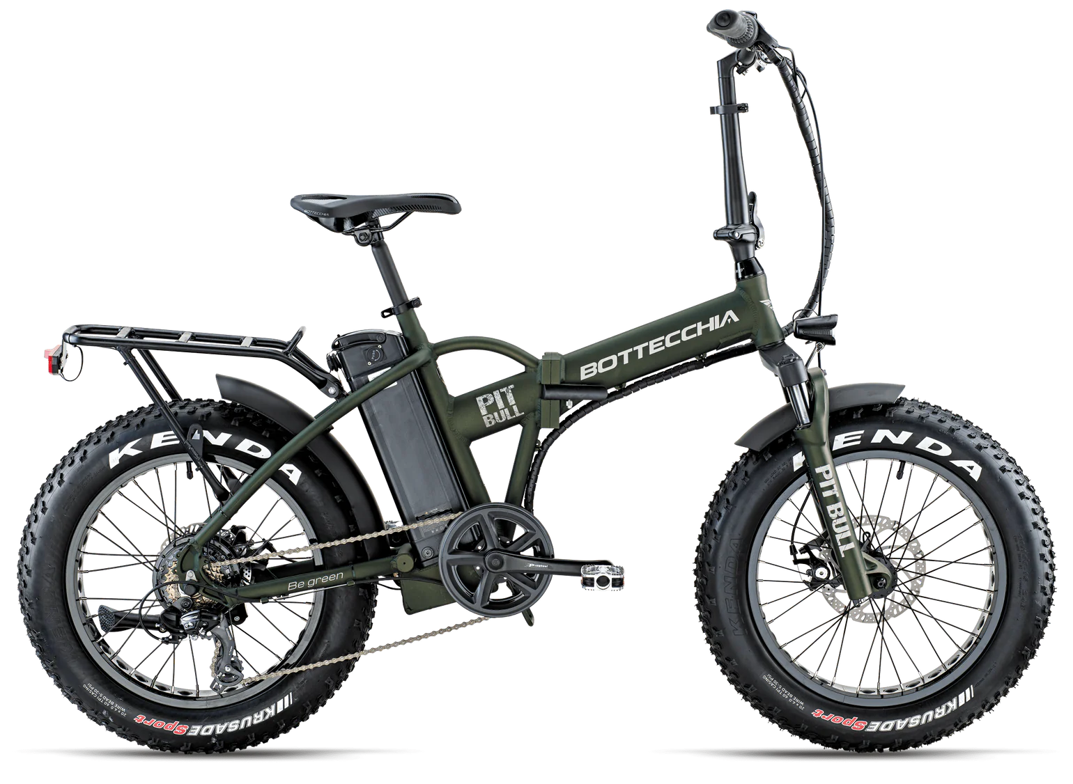 Bottecchia BE01 Pitbull Folding Fat Bike-Bicycles-Bottecchia-Matt Green-Chain Driven Cycles