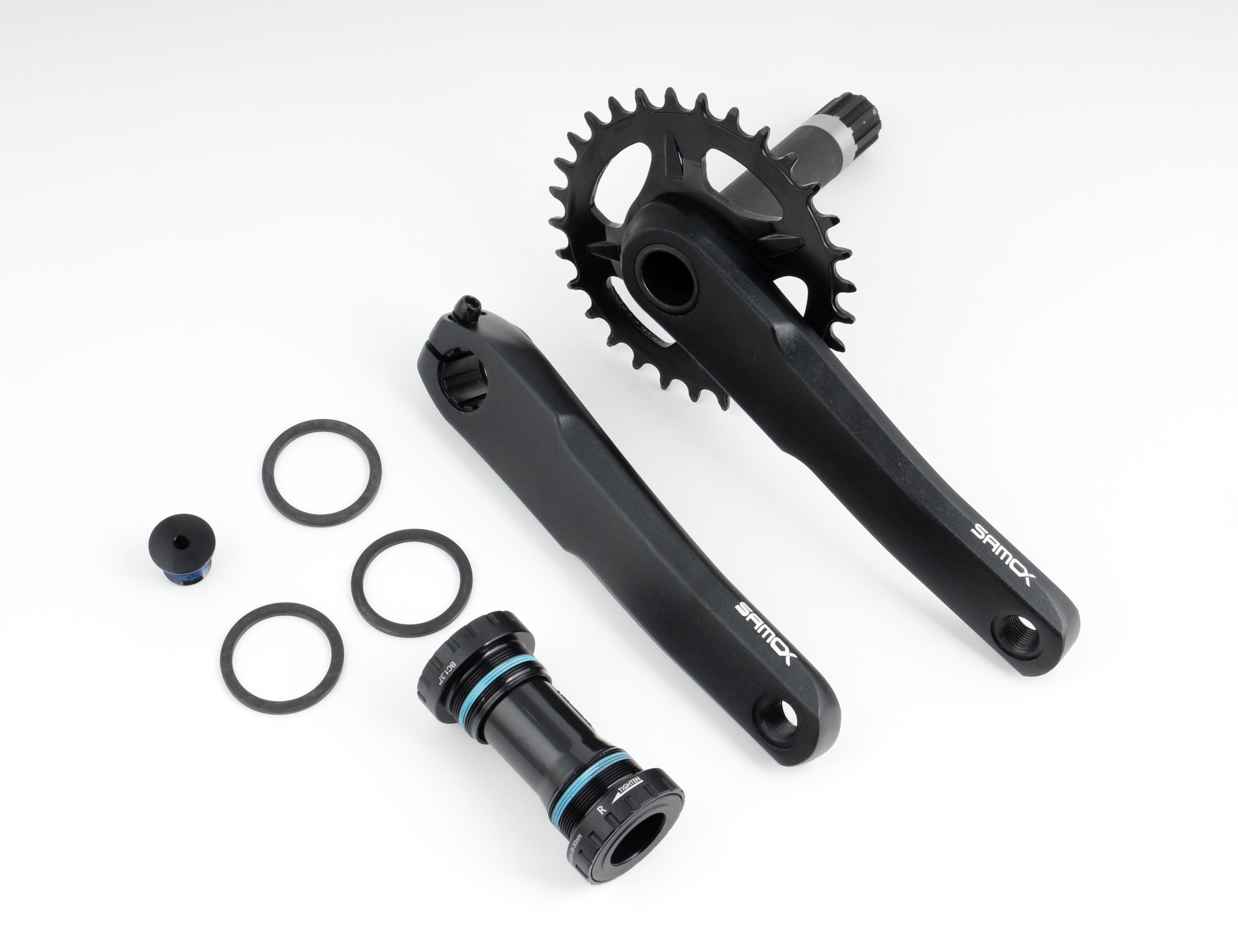 Samox 175mm 30t MTB crankset incl. bottom bracket BSA-Bicycle Chainset-SAMOX-Chain Driven Cycles