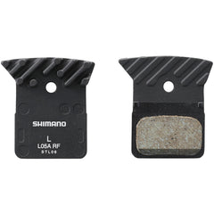 Shimano L05A-RF disc pads and spring, resin pad, alloy back, cooling fins
