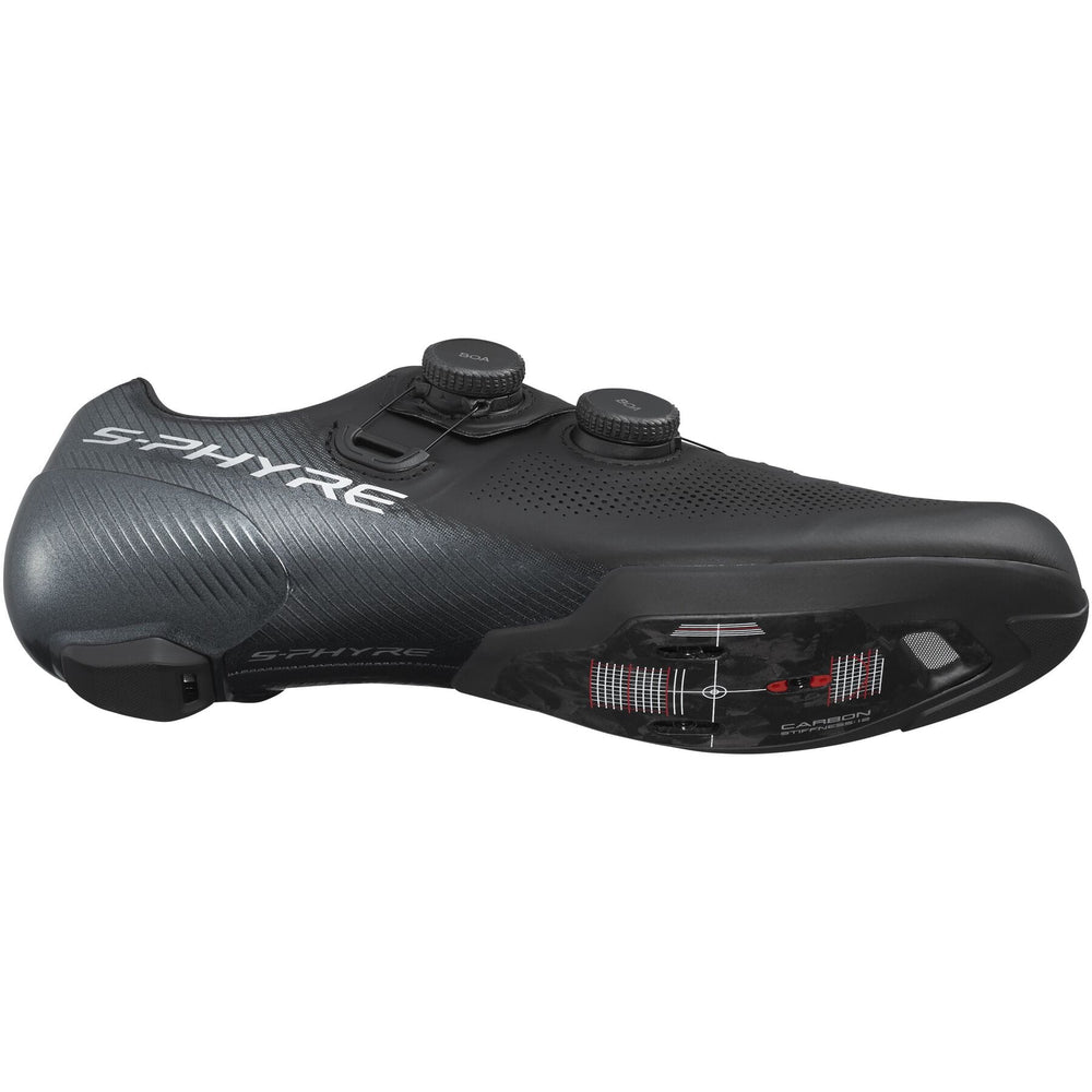 Shimano S-PHYRE RC9 (RC903) Bicycle Shoes, Black-Bicycle Shoes-Shimano-40-Blue-Chain Driven Cycles