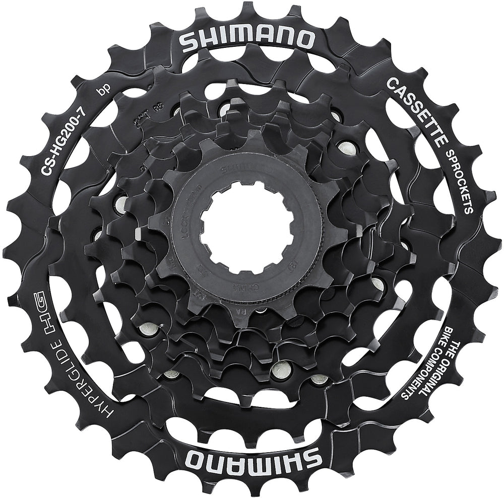 Shimano CS-HG200 7-speed cassette 12 - 32T-Bicycle Cassettes & Freewheels-Shimano-Chain Driven Cycles-Sligo-Ireland