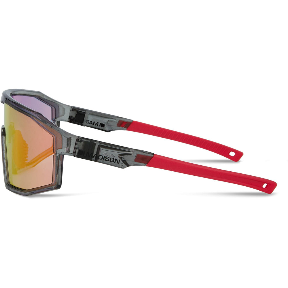 Madison Enigma Sunglasses-Sunglasses-Madison-Gloss Black/Bronze Mirror-Chain Driven Cycles