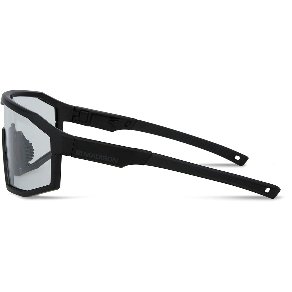 Madison Enigma Sunglasses-Sunglasses-Madison-Gloss Black/Bronze Mirror-Chain Driven Cycles