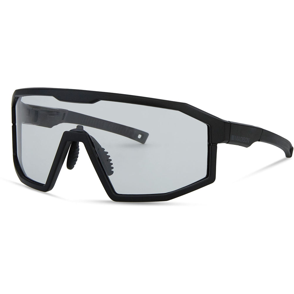 Madison Enigma Sunglasses-Sunglasses-Madison-Matt Black/Clear-Chain Driven Cycles