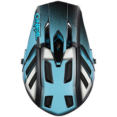 O'NEAL Backflip Eclipse Full Face MTB Helmet-Bicycle Helmets-O'NEAL-Small (55-56cm)-Grey / Blue Ice-Chain Driven Cycles