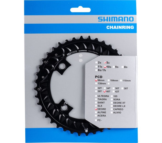 Shimano Deore FC-M6000 Chainring 40T Outer Ring-Shimano-Chain Driven Cycles-Bike Shop-Ireland
