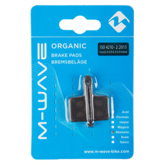 M-Wave Organic Bicycle Disc Brake Pads for Shimano and Tektro - 360757-M-wave-Chain Driven Cycles-Bike Shop-Ireland