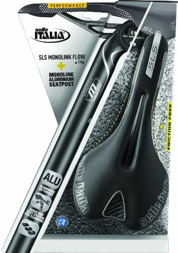 Selle Italia Monolink 27.2mm SLS Flow Bicycle Saddle Combo-Bicycle Saddles-Selle Italia-Chain Driven Cycles-Bike Shop-Ireland