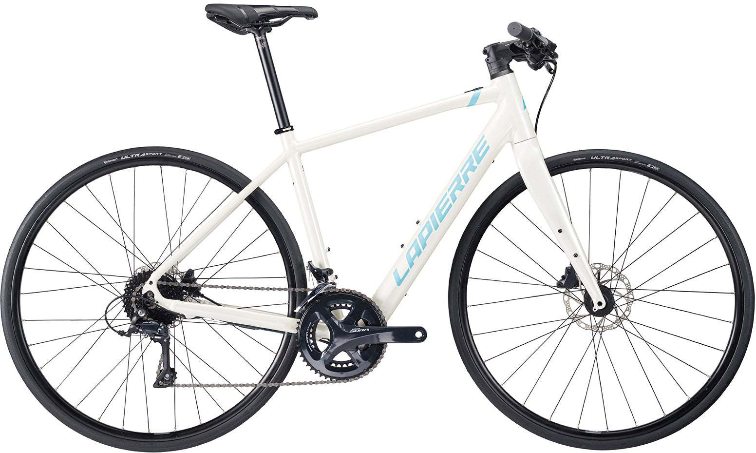 Lapierre E sensium 2.2 Flat Bar Road E bike 2021-Lapierre-Ladies / White-Medium-Chain Driven Cycles-Bike Shop-Ireland