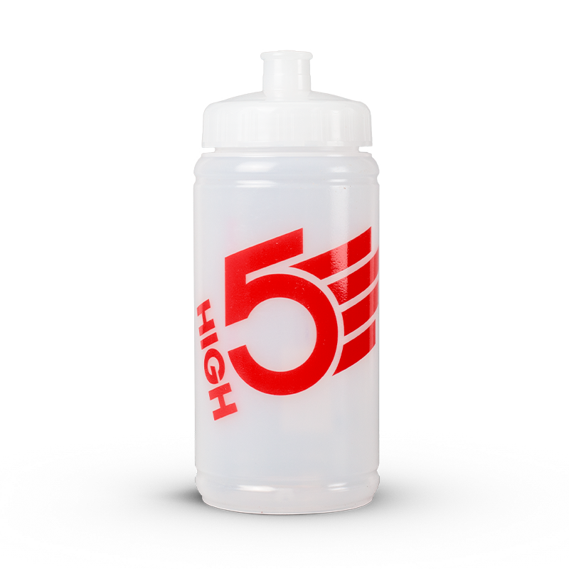 HIGH-5 DRINKS BOTTLE Clear-High5-500ml-Chain Driven Cycles-Bike Shop-Ireland