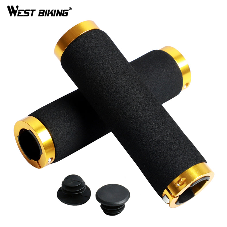 Handlebar Grips-Bicycle Handlebar Grips & Decor-WB-Black/Gold-Chain Driven Cycles-Bike Shop-Ireland
