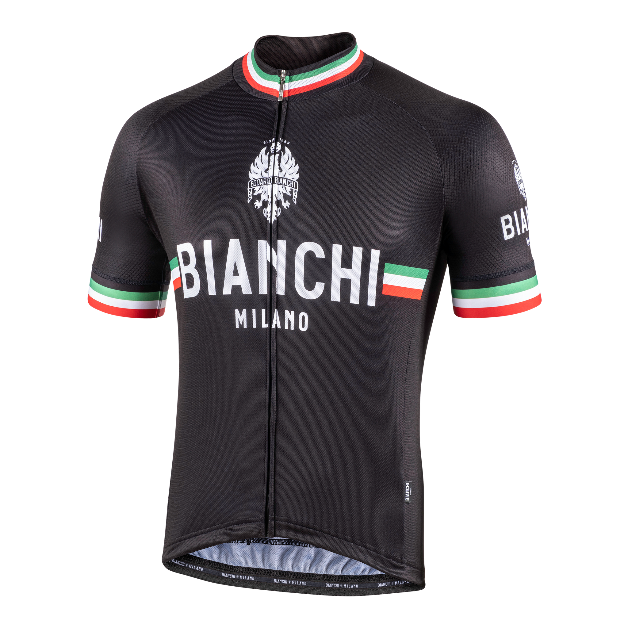 Nalini Bianchi Isalle SS Jersey Black-Bicycle Jerseys-Nalini-Small-Chain Driven Cycles-Bike Shop-Ireland