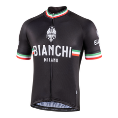 Nalini Bianchi Isalle SS Jersey Black-Bicycle Jerseys-Nalini-Small-Chain Driven Cycles-Bike Shop-Ireland