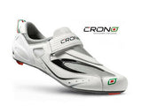 Crono Haway Triathlon Shoe White-Shoes-Crono-47-Chain Driven Cycles-Bike Shop-Ireland