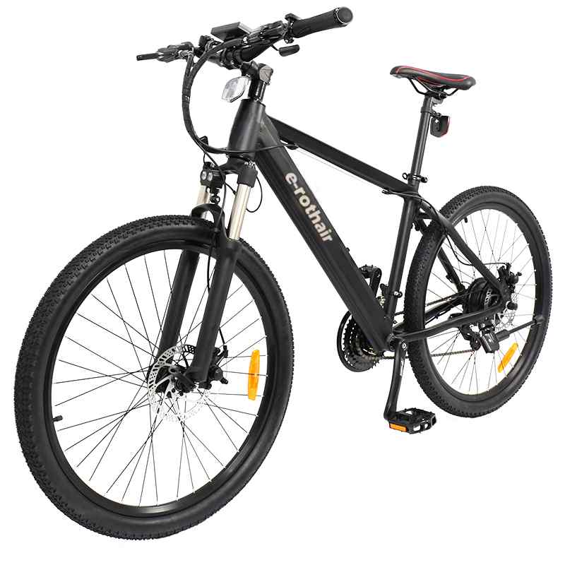 E-Rothair Electric Bike-Bicycles-Chain Driven Cycles-Black-Chain Driven Cycles-Bike Shop-Ireland