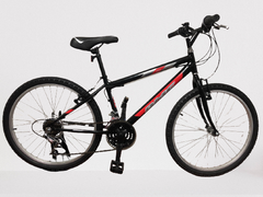 DMC Excel 24" Kids Bike-DMC-Black/Red-Chain Driven Cycles-Bike Shop-Ireland