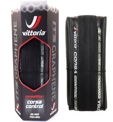 Vittoria Corsa Control G+ Graphene 700x25C-Vittoria-One @ €59.99-Chain Driven Cycles-Bike Shop-Ireland