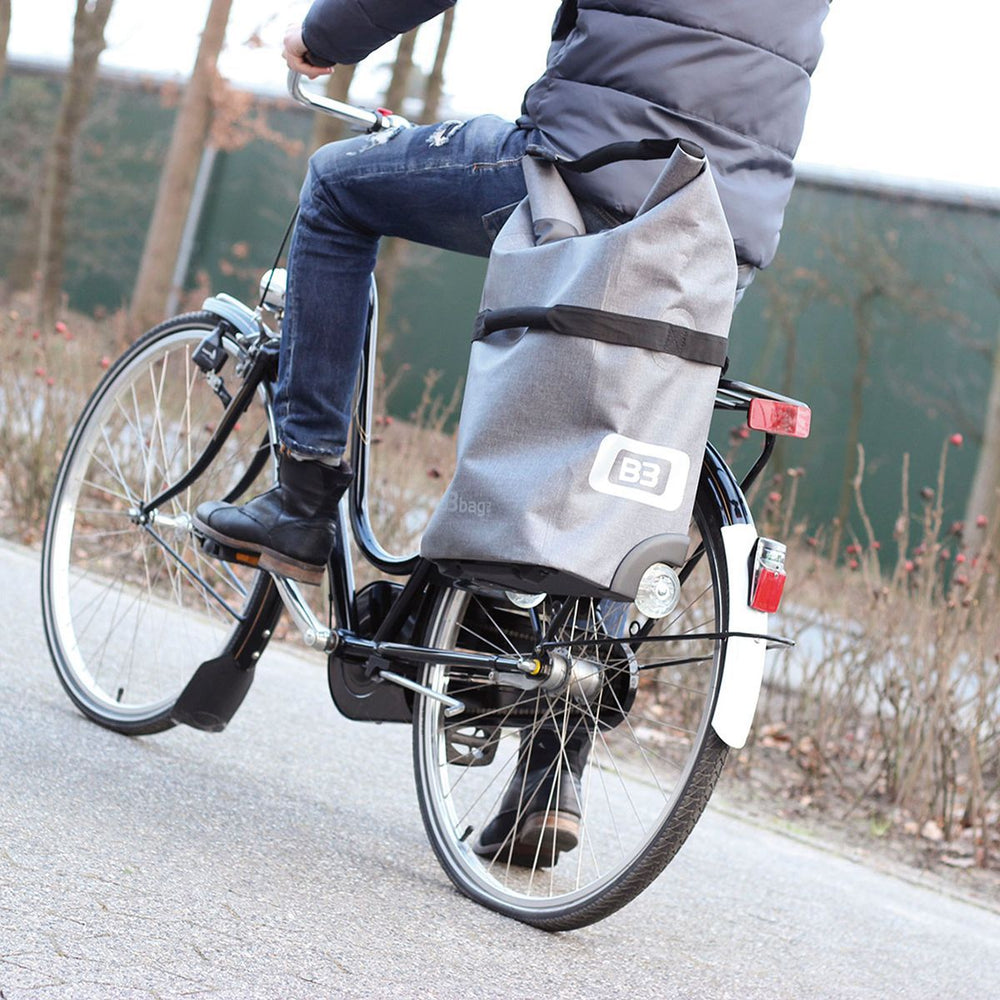 B & W B3 Waterproof Bag with Wheels-B & W-Chain Driven Cycles-Bike Shop-Ireland