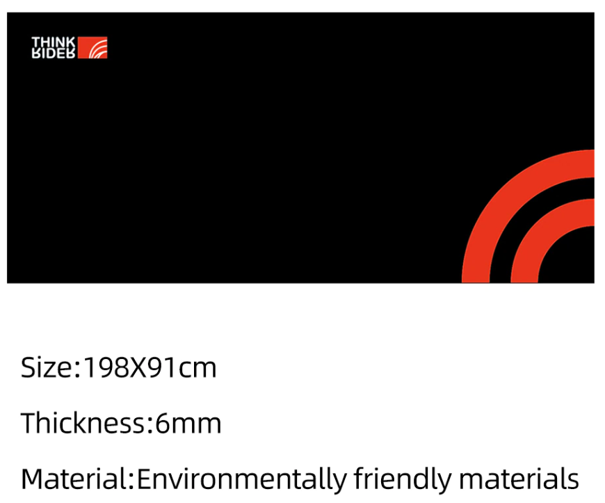 ThinkRider Mat-Turbo Trainer Mat-Thinkrider-Chain Driven Cycles-Bike Shop-Ireland