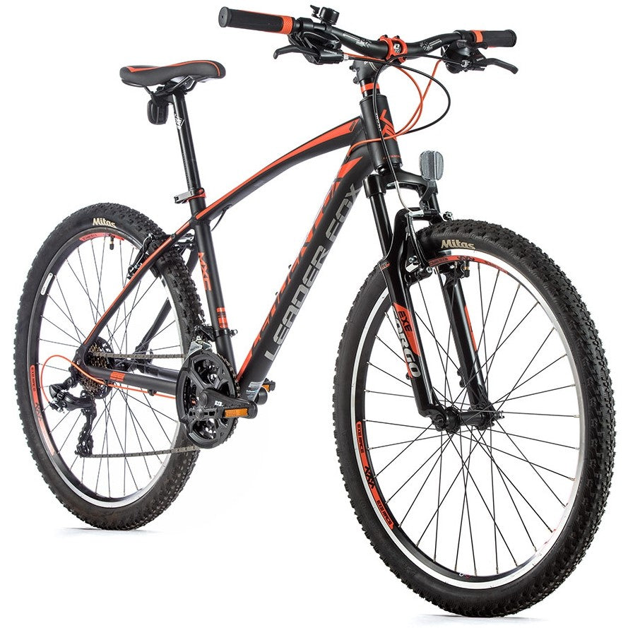 LeaderFox MXC 26inch wheel MTB-Leaderfox-Matt black/Orange-14inch-Chain Driven Cycles-Bike Shop-Ireland