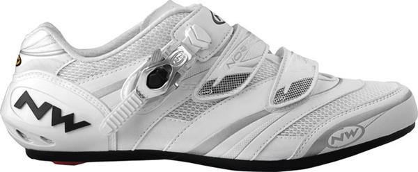 Northwave Vertigo Pro SBS Road Shoes-Bicycle Shoes-Northwave-43-White-Silver-Chain Driven Cycles-Bike Shop-Ireland