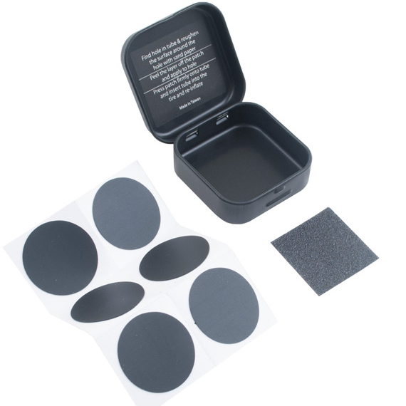 Glueless puncture top repair kit